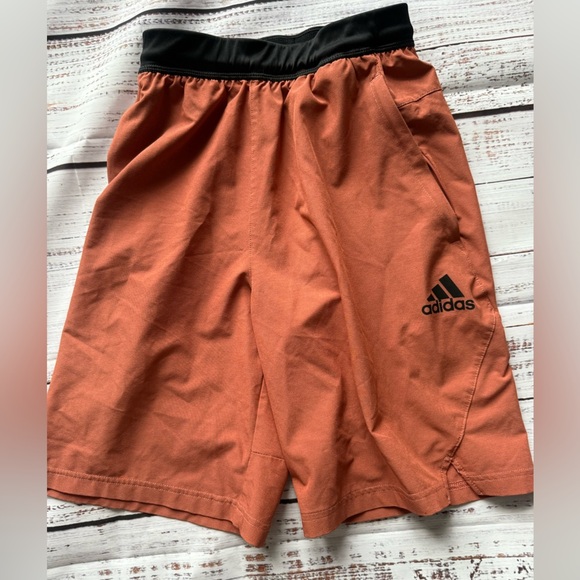 Adidas Brown Athletic Shorts Lightweight Comfort - Picture 2 of 7